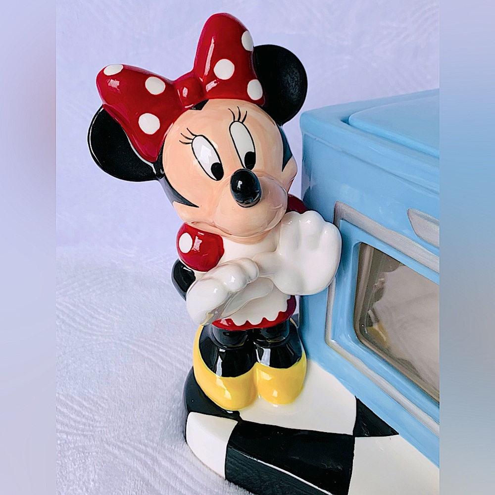 Disney Store Mickey Minnie Pluto Baking Oven Cookie Jar - Picture 2 of 13